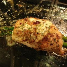 Asparagus and Mozzarella Stuffed Chicken Breasts