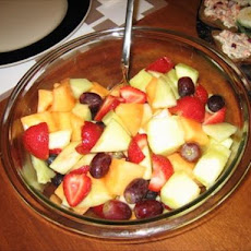 Melon Salad With Orange-Lime Dressing