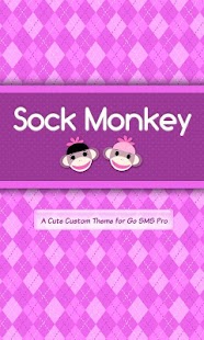 How to install Sock Monkey Purple SMS Theme 1.1 apk for bluestacks