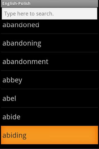 MSDict English>Polish Dictio