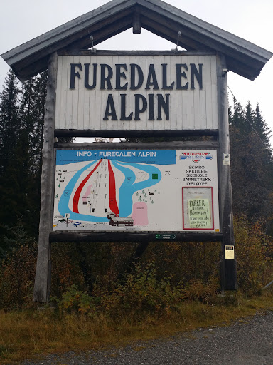 Furudalen Alpint Info Sign
