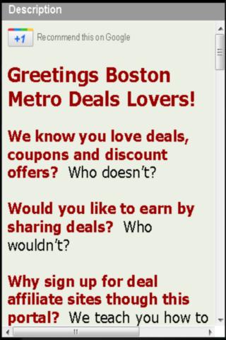 Deals Boston Earn Rewards Cash