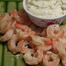 Garlic Shrimp With Wasabi Mayonnaise