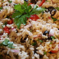 Super Easy Brown Rice Salad