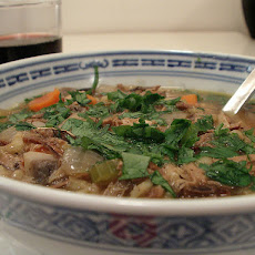 Barley Beef and Kale Soup