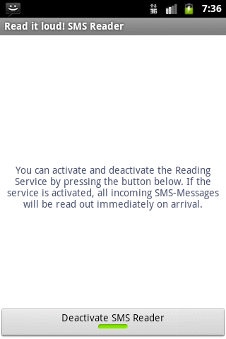 Read it loud SMS Reader Basic