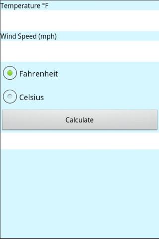 Wind Chill Calc