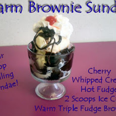 Chill Out Warm Brownie Sundae