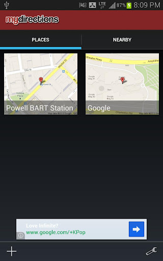 mydirections-google-map-ext for android screenshot
