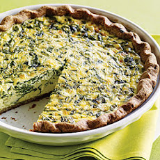 Fava Leaf and Parsley Quiche