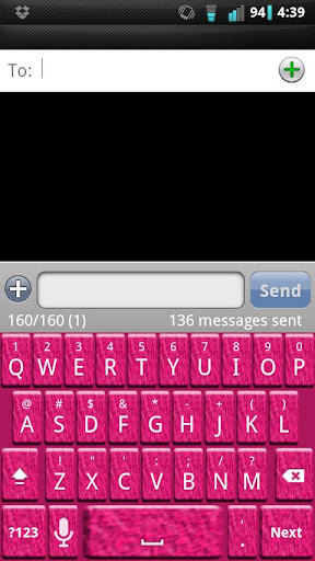 Pink Fur Keyboard Skin