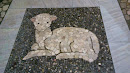 Lamb Stone Mosaic