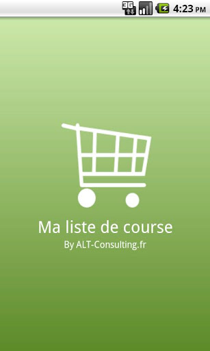 Ma liste de courses