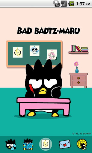 Bad Badtz-Maru Desk Theme