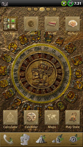 MAYAN GO Launcher EX Theme