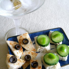 Easy Cucumber Sandwich Appetizer