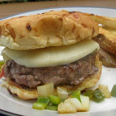 Dee's Philly Cheese Steak  Burger