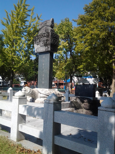 Turtle Statues in Bongsan Public Park
