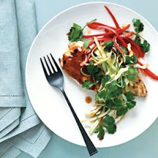 Hoisin-Glazed Chicken with Cabbage Slaw