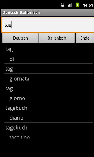 German Italian Dictionary