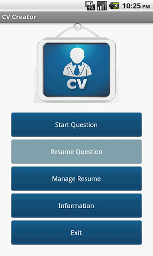 CV Creator aka Resume