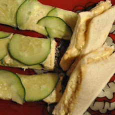 Cucumber and Dill Tea Sandwich
