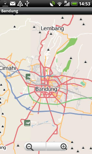 Bandung Street Map