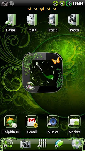 Nature v2 Clock widget