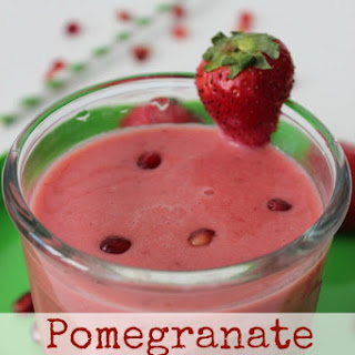 Pomegranate Strawberry Smoothie