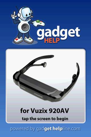 Vuzix AV 920 - Gadget Help