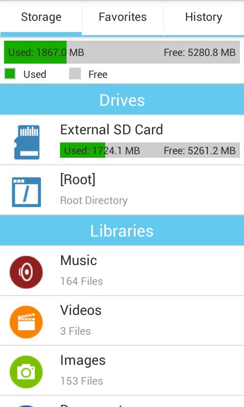Android application File Explorer Pro screenshort