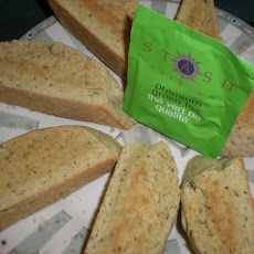 Lemon, cardamom, green tea biscotti