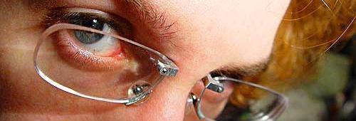 gafas sin montura (piercing)