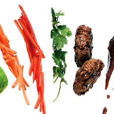 Asian Pork and Mushroom Burger Wraps