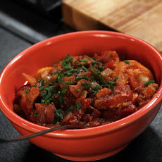 Lighter Shrimp and Polenta