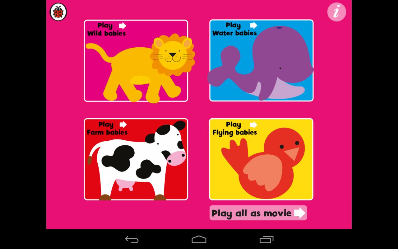Android application Ladybird Happy Babies screenshort