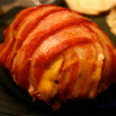 Simple Bacon Wrapped Stuffed Chicken Breasts