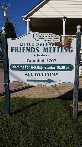 Entrance to Little Egg Harbor Friends Meeting Quakers.