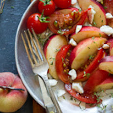 Peach and Heirloom Tomato Salad