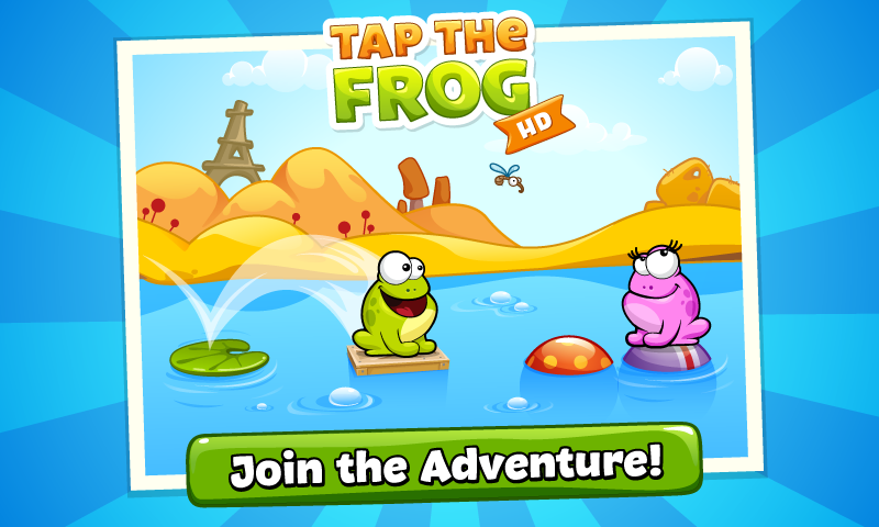 Android application Tap the Frog HD screenshort