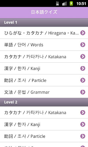 Japanese Quiz JLPT N1-N5