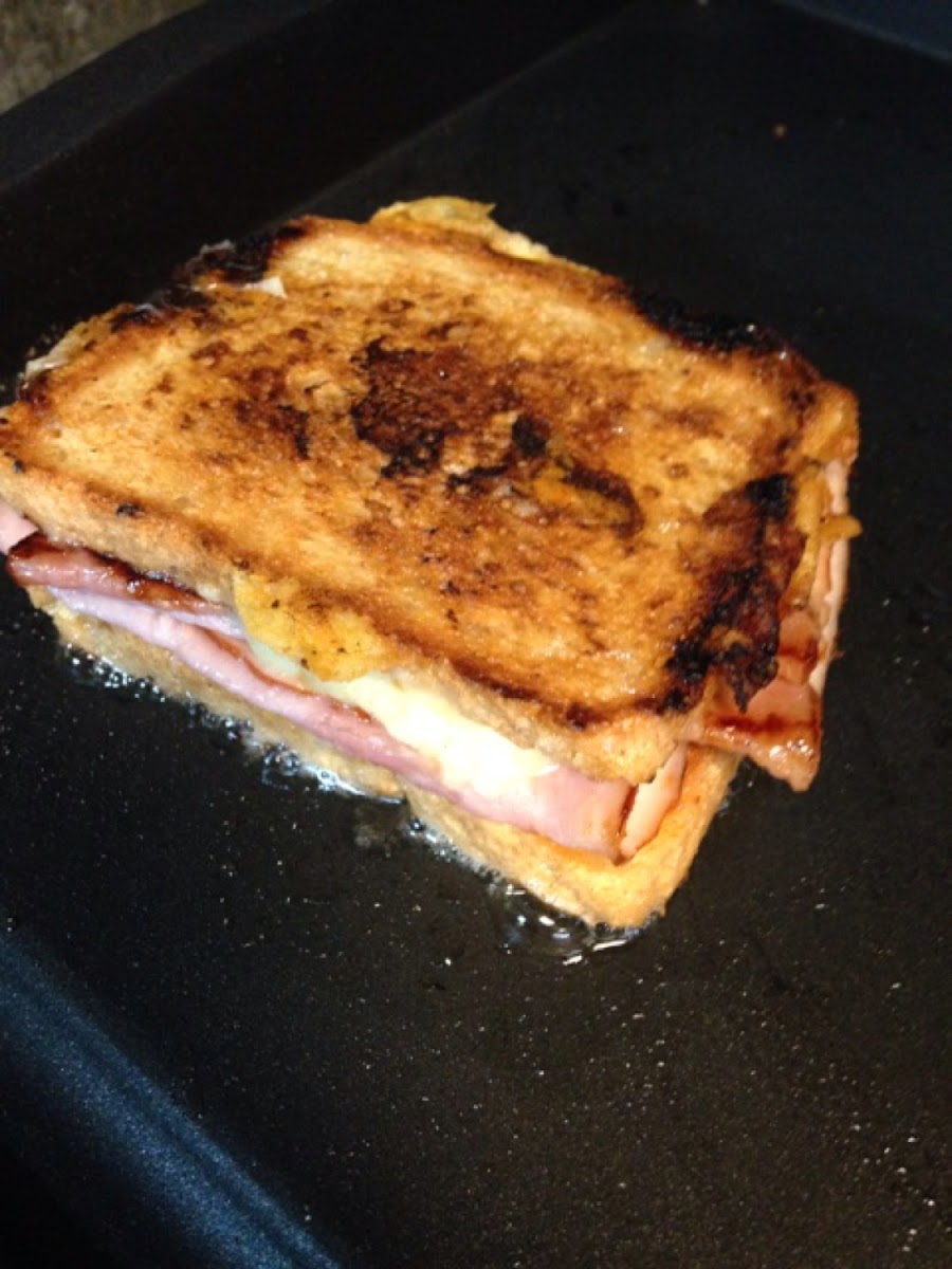 The grilled Ham  and Cheese. They only use Boars head brand meats and cheeses!