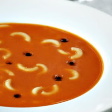 Roasted Tomato and Pasta Soup