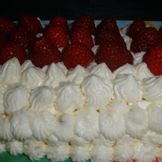 Frozen Lime Meringue Torte