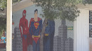 Mural De Superheroes