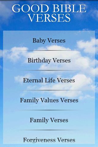 Good Bible Verses