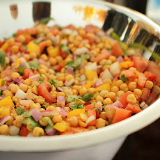 Sicilian Style Chick Pea Salad