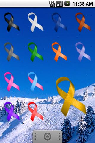 Awareness Ribbon - Pink Blue