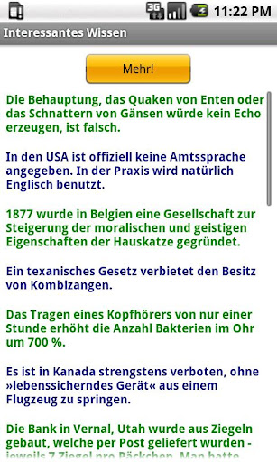 Interessantes Wissen