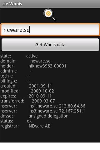 .se Whois